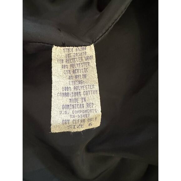 Fundamental Things Womens Blazer sz 6 Red Plaid Notch Lapel Pockets Vintage - Picture 6 of 6